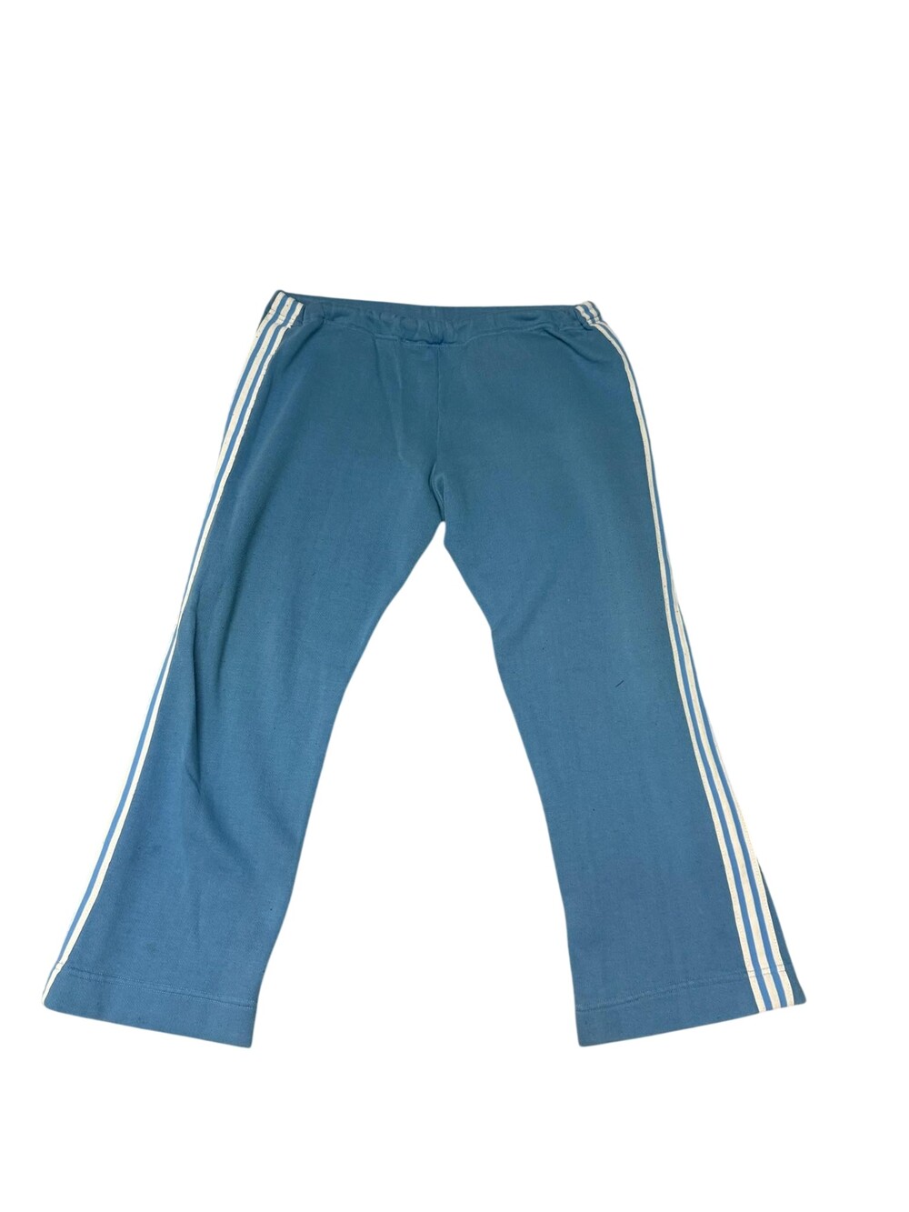 Vintage 60s Russell Gold Athletic Sweatpants Mens Large Blue Fleece Side Stripe